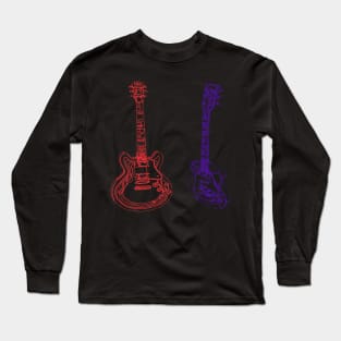 guitars Long Sleeve T-Shirt